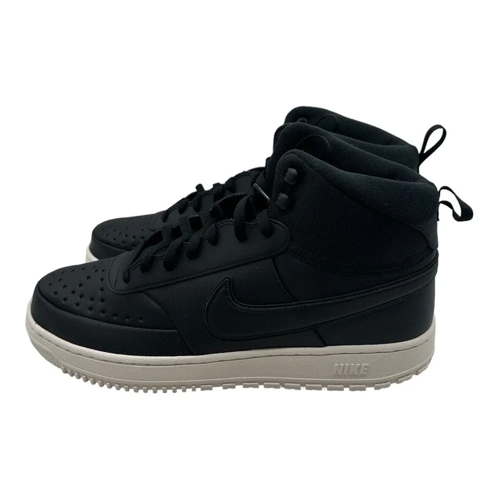 Men's Nike Court Vision Mid Shoes‎ Men's Size 9 Boots Black/Phantom/Black